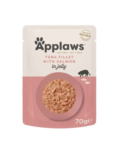 APPLAWS Cat Filet z tuniaka s lososom v želé 70 g