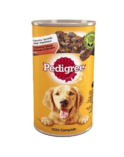 PEDIGREE Adult plechovka 12x1200g k s kuracím mäsom a mrkvou v želé