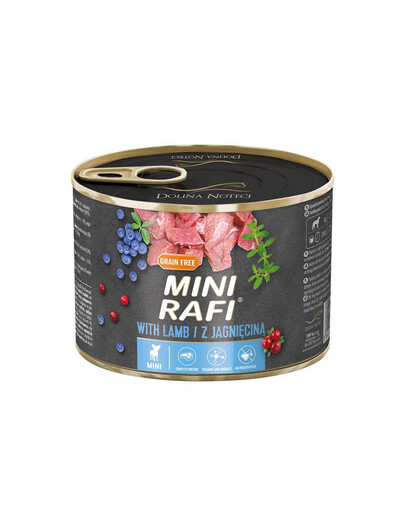 RAFI Mini s jahňacím 185g pre malé plemená