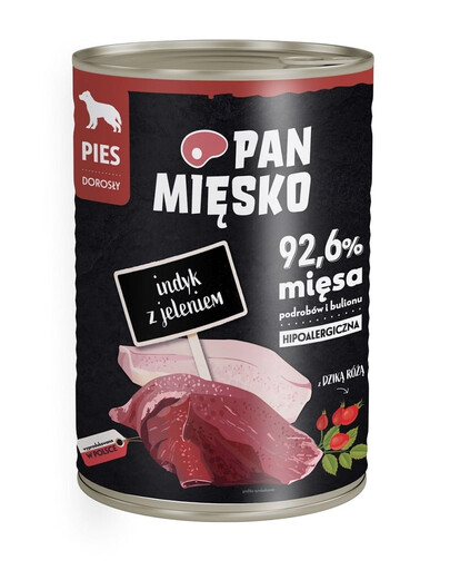 PAN MIĘSKO Morčacie s jeleňom 400g