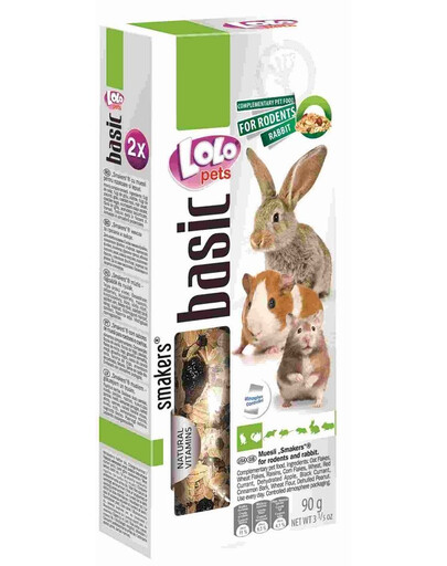 LOLO Pet Smakers Musli pro hlodavce a králíka