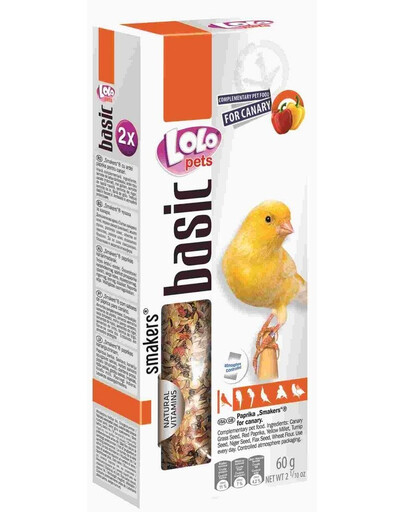 Lolo Pet Smakers pre kanárika -paprikový