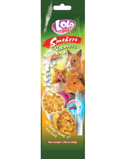 Lolo Pet Smakers pre hlodavce medové "Weekend Style"