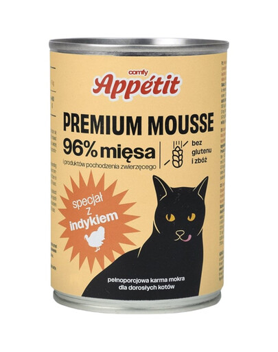 COMFY APPETIT PREMIUM Mousse Cat Turkey 400 g