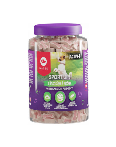 MACED Maced - Mäsové kostičky s lososom a ryžou 300g