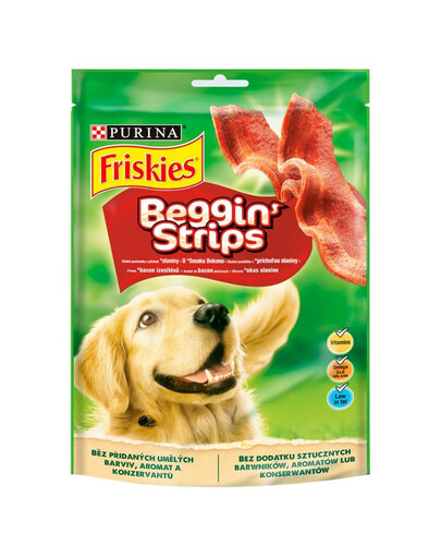 FRISKIES Beggin Strips Pochúťky pre psov 6x120g