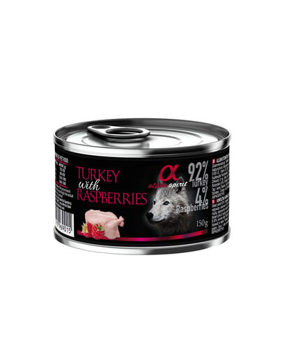 ALPHA SPIRIT Turkey with raspberries 150 g