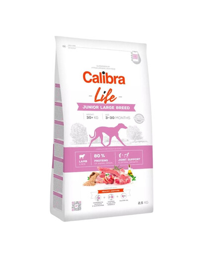 CALIBRA Dog Life Junior Large Breed Lamb 2,5 kg