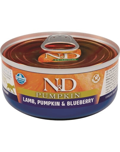 N&D CAT PUMPKIN Adult Lamb & Blueberry 80 g