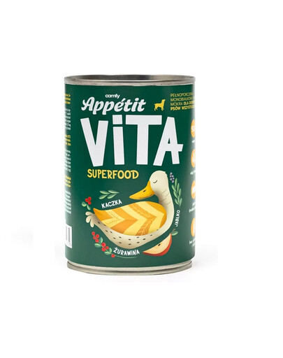 COMFY APPETIT VITA Superfood Duck 400g monoproteínové krmivo pre psov