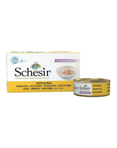 SCHESIR Filety z kuracieho mäsa + ryža 50G X6