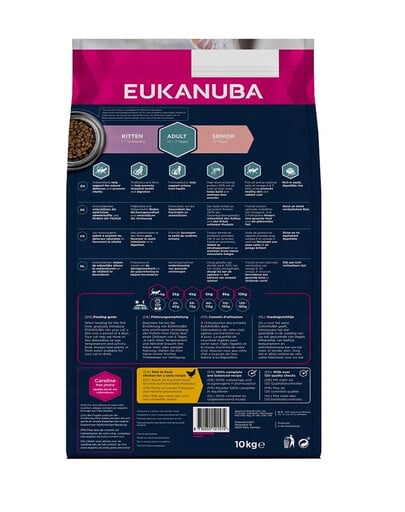 EUKANUBA Cat Senior All Breeds Top Condition Chicken & Liver 10 kg