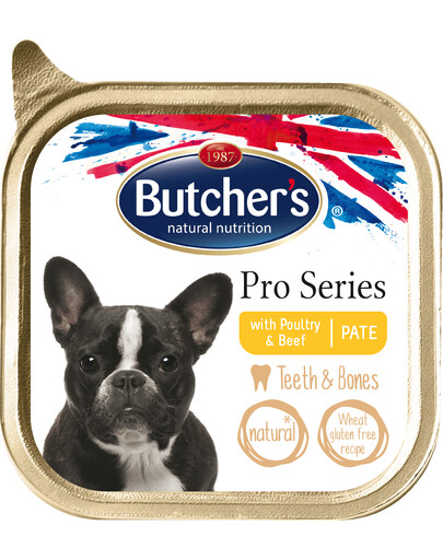 BUTCHER'S Pro Series hydinovo hovädzia paštéta 150 g