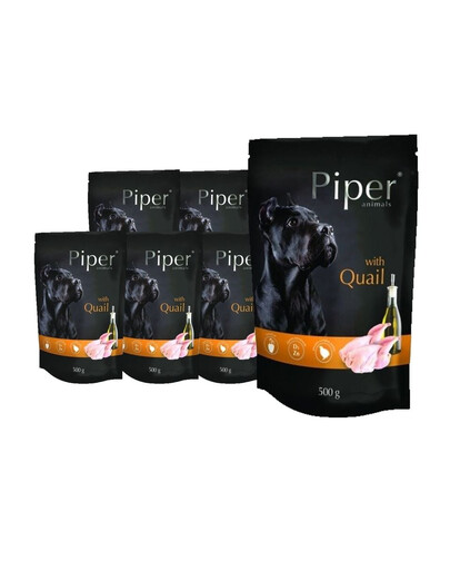 DOLINA NOTECI PIPER Animals s prepelicami 10x500 g