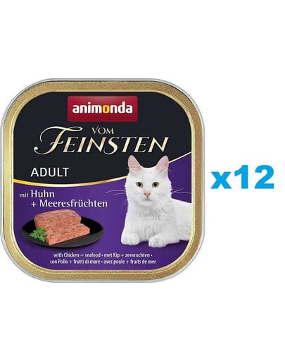 ANIMONDA vom Feinsten Adult Kuracie a plody mora 12 x 100g