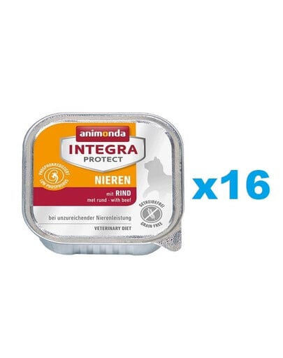 ANIMONDA Integra Protect Nier hovädzie 16 x 100g