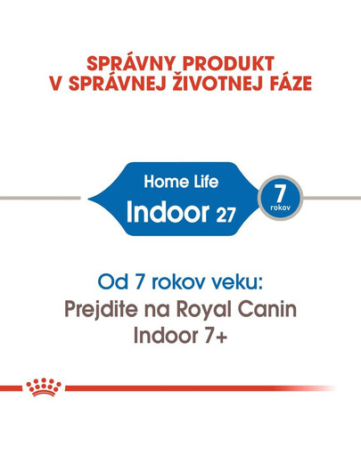 ROYAL CANIN Indoor 4 kg granule pre dospelé mačky chované v byte