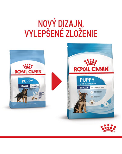 ROYAL CANIN Maxi Puppy 4kg granule pre šteňatá veľkých plemien