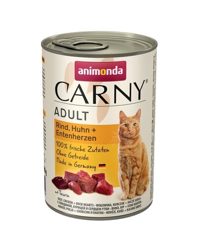 ANIMONDA Carny hovädzina/kura/kačacie srdce 400 g