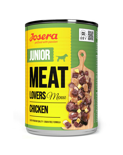 JOSERA Meat Lovers Junior Menu Kurča pre šteniatka 6x400g