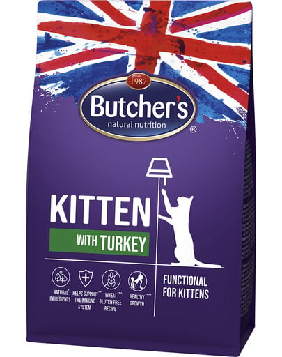 BUTCHER'S Pro Series Kitten s morkou 800 g