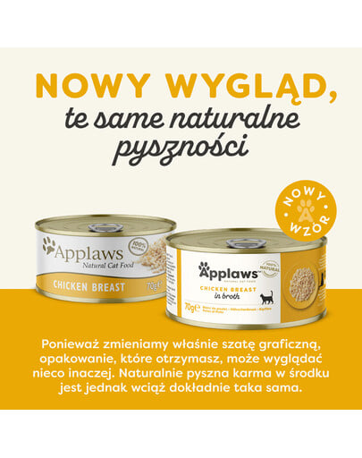 APPLAWS Vývar v konzerve pre mačku 70g