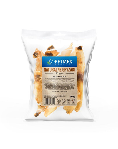 PETMEX maškrta pre psov (králik) 4x100g