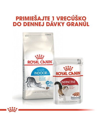 ROYAL CANIN Indoor 4 kg granule pre dospelé mačky chované v byte