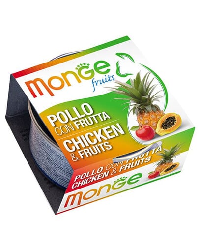 MONGE Fruit Kura a ovocie 80 g