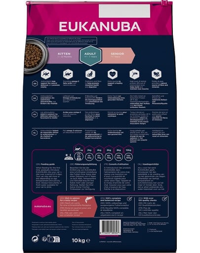 EUKANUBA Grain Free Adult Losos 10 kg pre dospelé mačky