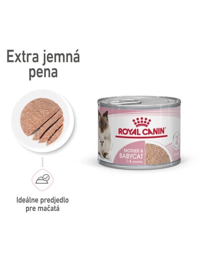 ROYAL CANIN Instinctive Babycat 195 g Can konzerva pre dojčiace mačky a mačiatka