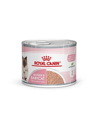 ROYAL CANIN Instinctive Babycat 195 g Can konzerva pre dojčiace mačky a mačiatka