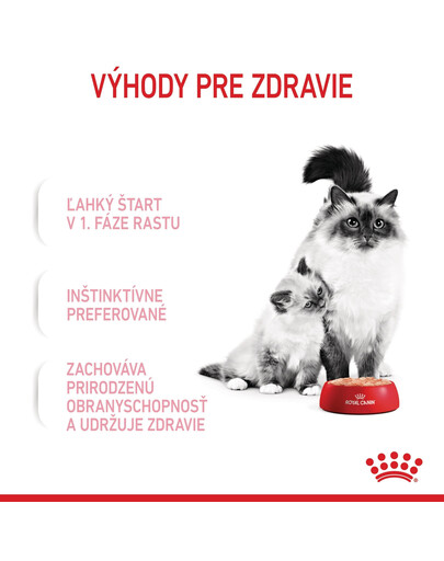 ROYAL CANIN Instinctive Babycat 12x195g Can konzerva pre dojčiace mačky a mačiatka
