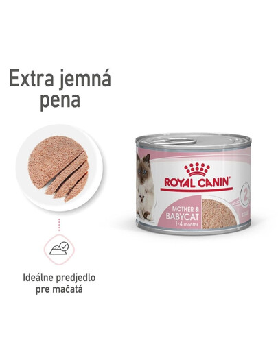 ROYAL CANIN Instinctive Babycat 12x195g Can konzerva pre dojčiace mačky a mačiatka