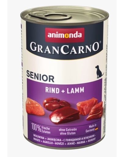 ANIMONDA Grancarno Senior jahňacie a teľacie 800g