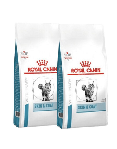 ROYAL CANIN VHN Cat Skin & Coat 2 x 400 g Diétne krmivo pre mačky s citlivou kožou