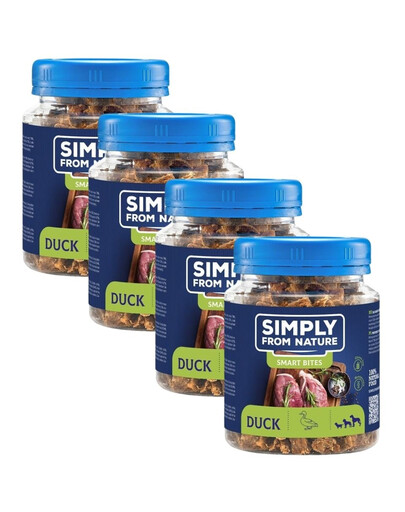 SIMPLY FROM NATURE Smart Bites z kačice 4x130 g