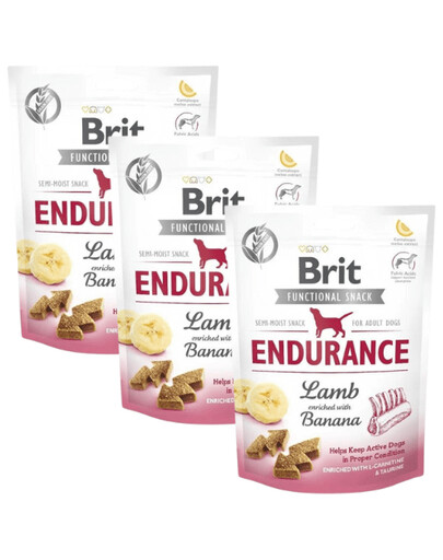 BRIT Care Dog Functional Snack Endurance Lamb 3x150 g