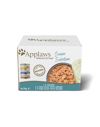 APPLAWS Cat Senior MIX selection 6x70 g