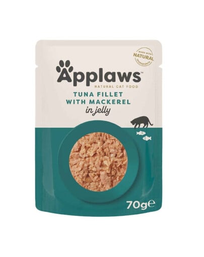 APPLAWS Cat Pouch Tuna with Mackerel in Jelly 70 g