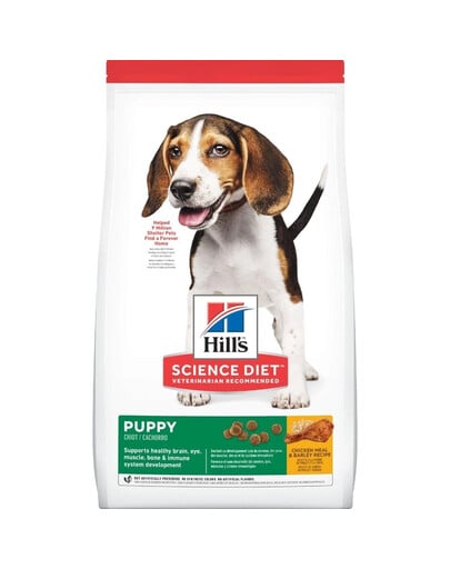 HILL'S Science Plan Puppy Medium breed Chicken 14 kg + 2x konzerva a Ajax spray ZADARMO