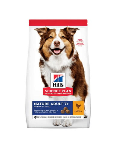 HILL'S Science Plan Canine Mature Adult Chicken 14 kg  + 2x konzerva a Ajax spray ZADARMO