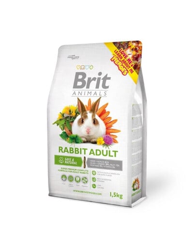 BRIT ANIMALS Rabbit Adult Complete 1,5kg