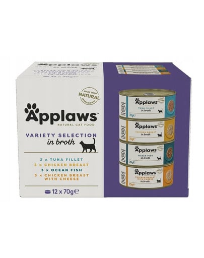 APPLAWS Supreme Colection Adult Plechovky pre dospelé mačky 12 x 70 g