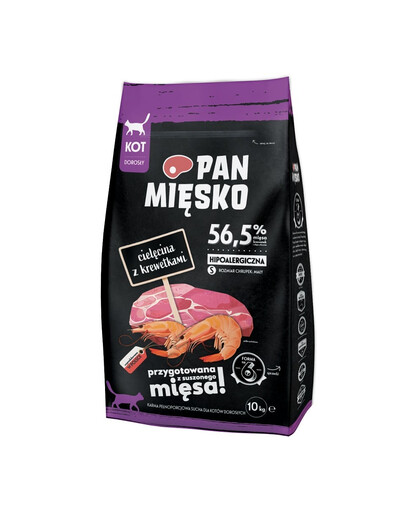 PAN MIĘSKO Teľacie mäso s krevetami S 10 kg