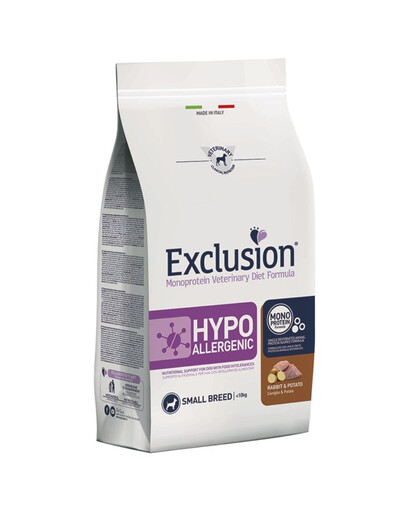 EXCLUSION Hypoallergenic small breeds s králikom pre malé plemená 2 kg