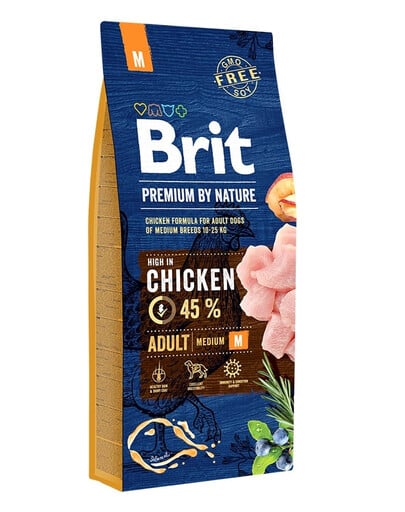 BRIT Premium By Nature Adult Medium M 15 kg