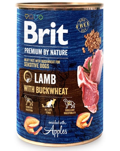 BRIT Premium by Nature Lamb and buckwheat 400 g