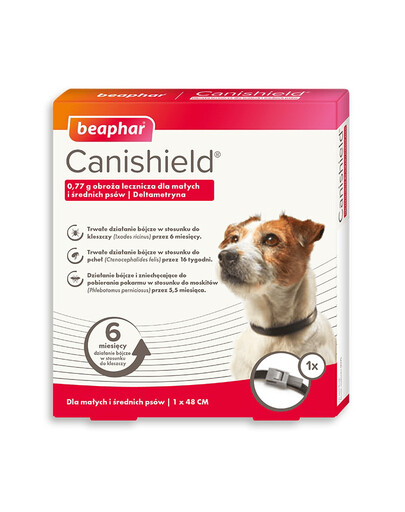 BEAPHAR Canishield S/M 48cm obojok pre psov s deltametrínom
