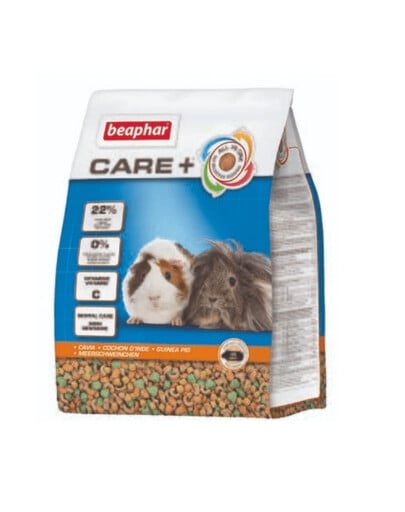 BEAPHAR Care+ Guinea Pig Krmivo pre morčatá 1,5 kg